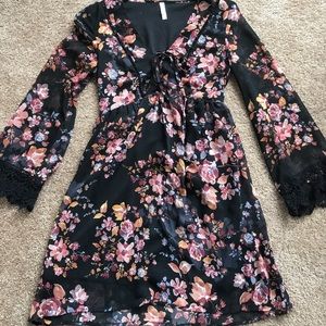 Xhilaration Floral Bohemian Dress
